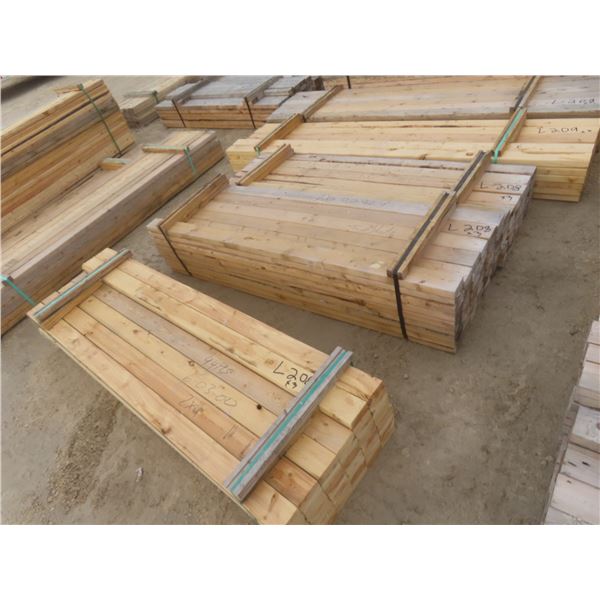 130 Pieces 2" × 4" × 6 ft Lumber