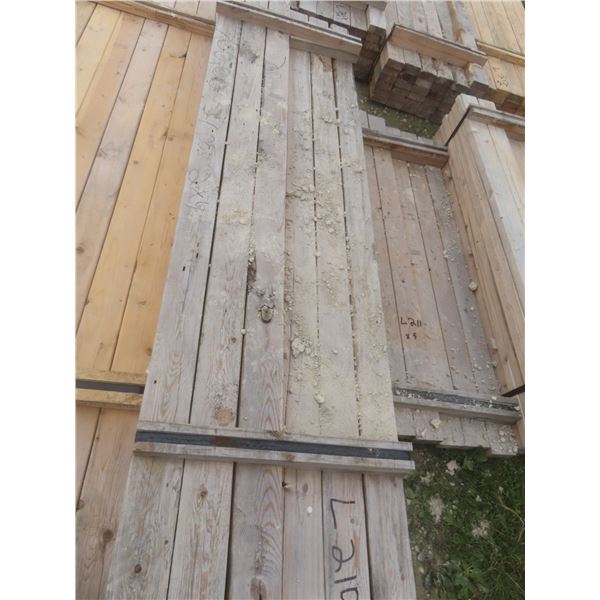 57 Pieces 2" × 4" × 7 ft Lumber