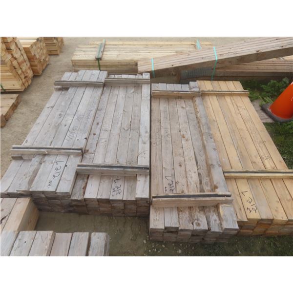 150 Pieces 2" × 4" × 6 ft Lumber