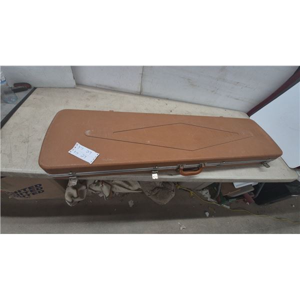 Gun Guard Brown Hard-Shell Gun Case with Foam Interior