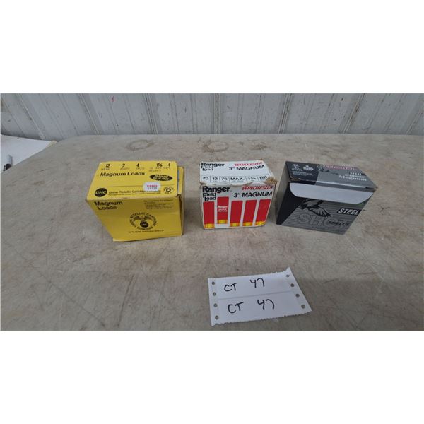 Winchester Ranger and Federal Steel Classic 12 Ga. Magnum Shells, 60 Rounds