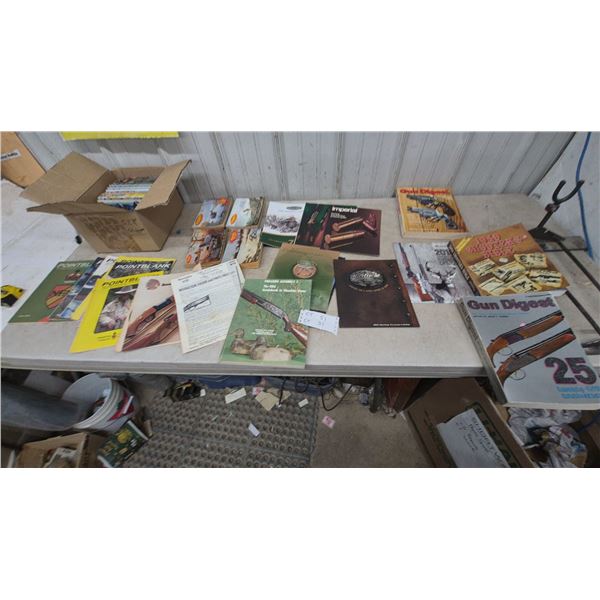Collection of Gun and Hunting Catalogs, Manuals, and Magazines