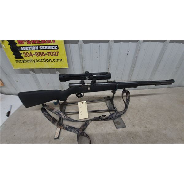 Traditions .50 Cal In-Line Muzzleloader, 26” Barrel, with Bushnell Scope