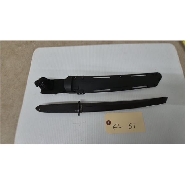 Cold Steel Tanto Knife and Sheath, 17-1/2” Long