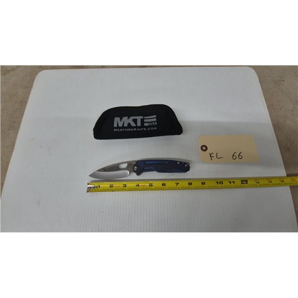 Medford Knife and Tool Folding Knife and Sheath