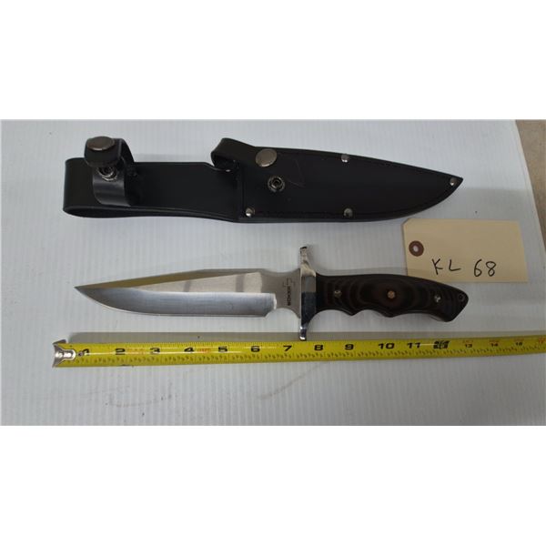 Boker Plus Fixed Blade Knife with Sheath, 440-C Steel