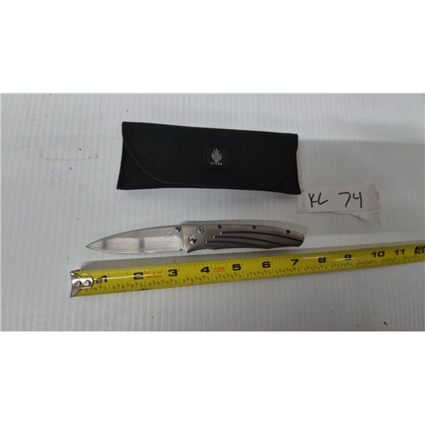 Kizer V3477N Begleiter 2.0 Folding Knife with Sheath