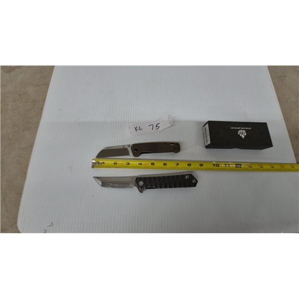 Two Folding Knives: CTSmart and QSP Penguin