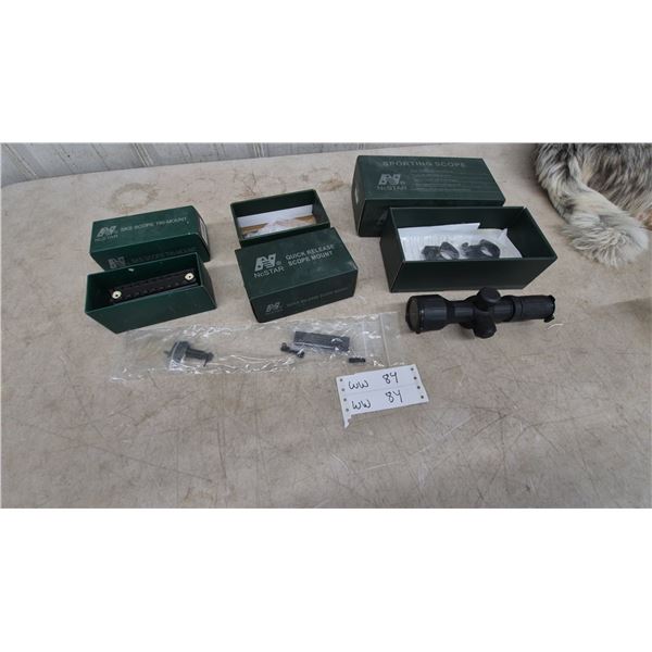 NcSTAR 3-9×42RE Sporting Scope with Quick Release Mounts