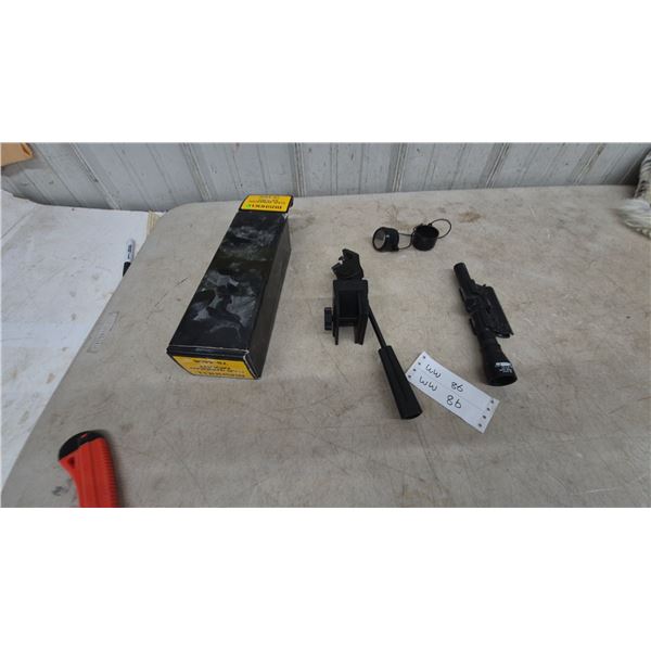 Crossman 1.5×15 Scope with Bushnell Car Window Mount