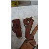 Image 2 : Collection of Leather Holsters and Belts, and Ammo Belt