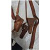Image 3 : Collection of Leather Holsters and Belts, and Ammo Belt