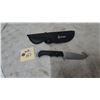 Image 1 : Gerber Fixed Blade Gut Hook Knife and Sheath, 9”