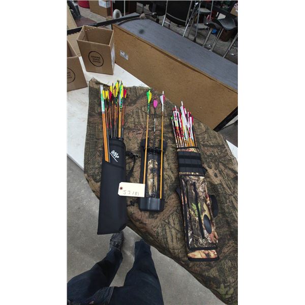 Three Quivers of Arrows: OMP Black, Black, and Camo