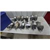 Image 1 : 12 Assorted Duck Decoys and 1 Blue Bin