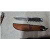 Image 2 : 3 Knives and Multi-Survival Tools and 2 Fixed-Blade Knives