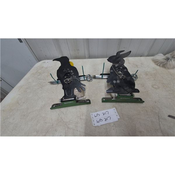 Remington Crow and Rabbit Auto-Resetting Silhouette Targets, .22 Cal