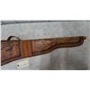 Image 4 : Tooled Leather Rifle Scabbard with Deer and Mountain Scene