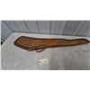 Image 5 : Tooled Leather Rifle Scabbard with Deer and Mountain Scene