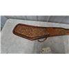 Image 6 : Tooled Leather Rifle Scabbard with Deer and Mountain Scene