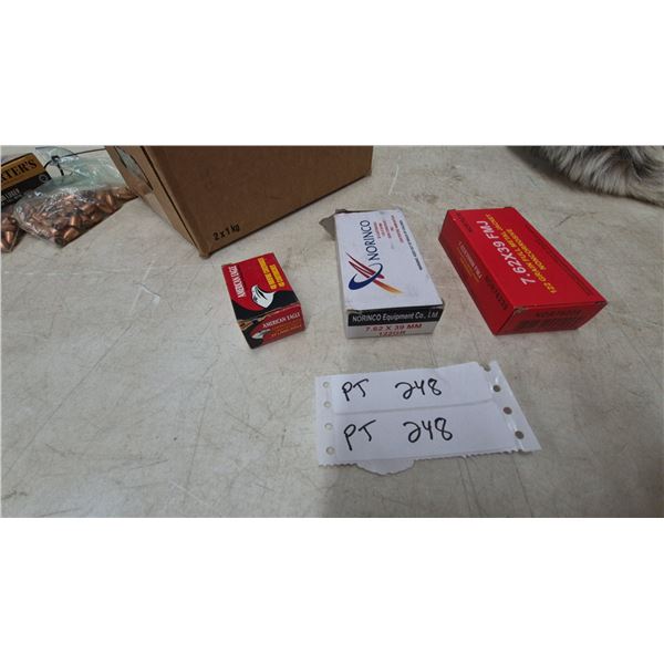 7.62×39 Ammunition, 40 Rounds, plus .22 LR, 9 Rounds