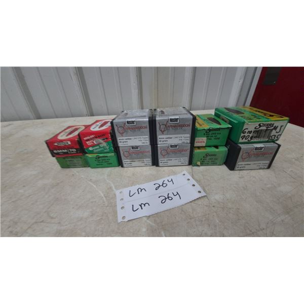 Nosler Armageddon 6mm and Sierra 6mm Bullets, for Reloading