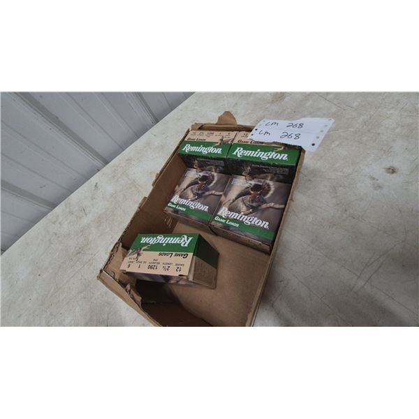 Remington Game Loads 12 Gauge 6 Shot Shells, 125 Rounds