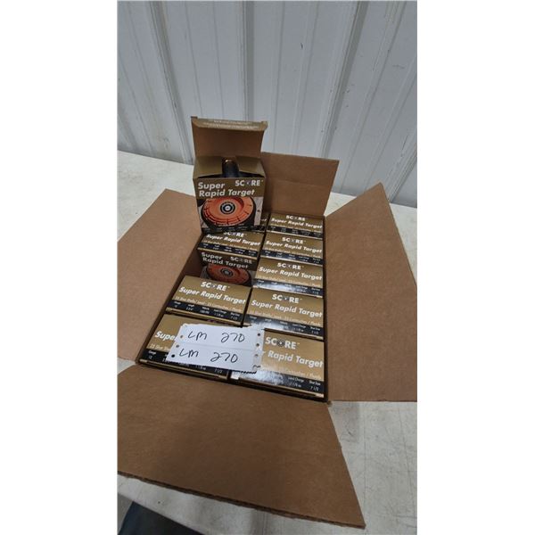 SCORE Super Rapid Target 12 Gauge Shot Shells, 250 Rounds