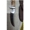 Image 3 : Safari Hunting Knife No. 440, Handmade, with Leather Sheath. Made in Germany.