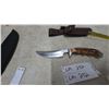 Image 4 : Safari Hunting Knife No. 440, Handmade, with Leather Sheath. Made in Germany.
