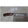 Image 2 : Valor 440 Hunting Knife with Wood Handle and Serrated Blade