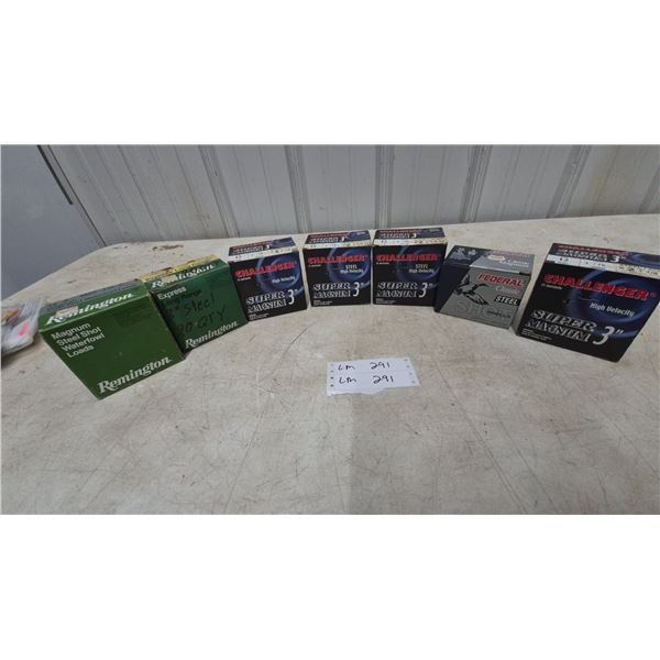 Remington, Challenger, and Federal 12 Gauge Magnum Loads, 165 Rounds