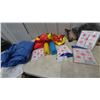 Image 1 : Rifle Targets, Blue Tarp, Hi-Vis Vest, and Marker Tape