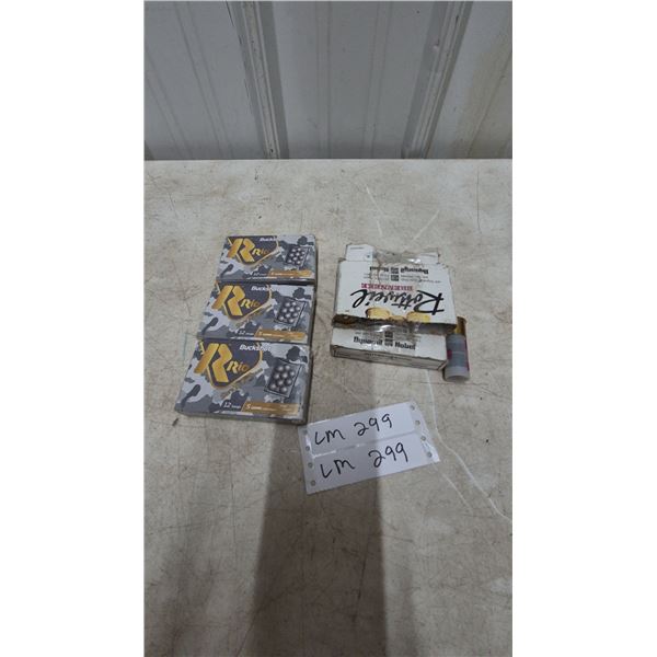 Rio Buckshot and Rottweil Brenneke Slugs, 12 Gauge, 30 Rounds