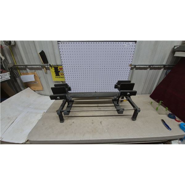 Gunsmith Vise for Repairing or Cleaning, with Pegboard