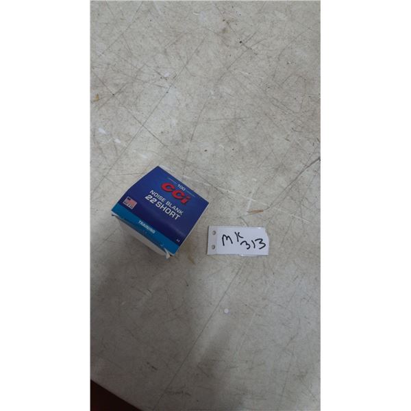 CCI Blank .22 Short Training Ammunition, 100-Count Box