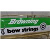 Image 4 : Browning Custom Dacron Bow Strings Display Rack with Metal Sign