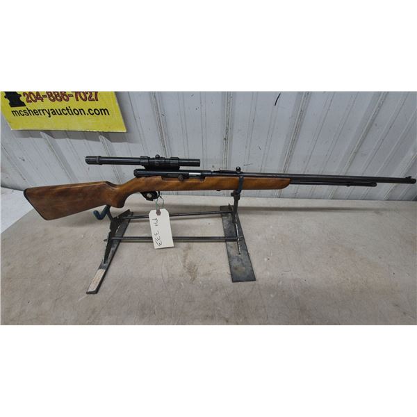 Stevens Model 87B .22 Cal. Semi-Auto Rifle, 23” Barrel, Vintage Weaver Scope