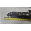 Image 2 : Large Fixed-Blade Bowie Knife and Sheath with Small Fixed-Blade Knife, 16”