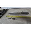 Image 5 : Large Fixed-Blade Bowie Knife and Sheath with Small Fixed-Blade Knife, 16”