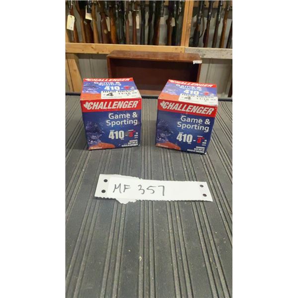 50 Rounds of Ammo - Challenger .410 Gauge 3” #4 Shot Shells, 11/16 Oz