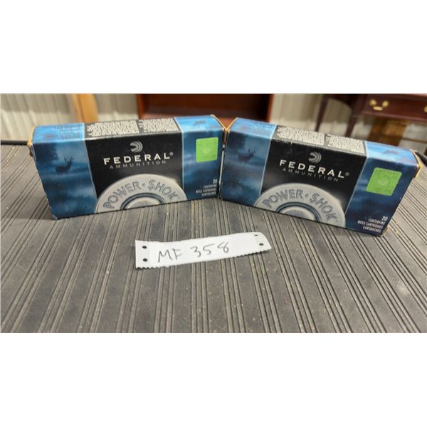 37 Rounds of Ammo - Federal Power-Shok .243 Win 80 Grain Soft Point Cartridges