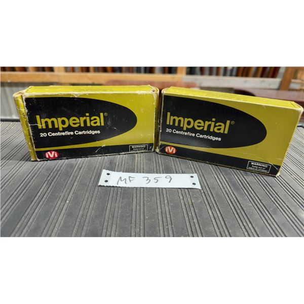 40 Rounds of Ammo - Imperial IVI .308 Win 180 Grain Soft Point Cartridges