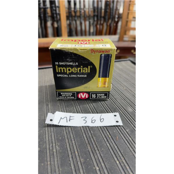 Imperial IVI Long Range 16 Gauge 2¾” #5 Shot Shells, Box of 25