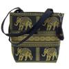 Image 1 : Thai Silk Hand Crafted Elephant Handbag (ACT-224)