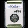 Image 3 : 1978S T1 Washington 25c Quarter Coin Graded GEM Proof Deep Cameo (COI-6889)