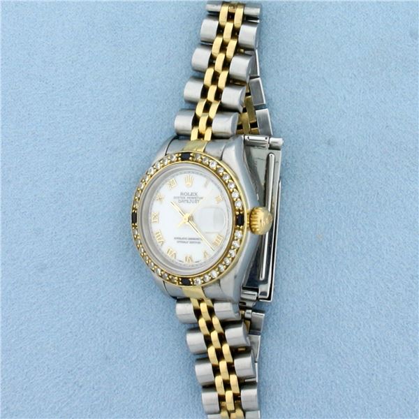Ladies Rolex Datejust Watch Two Tone Model 69173