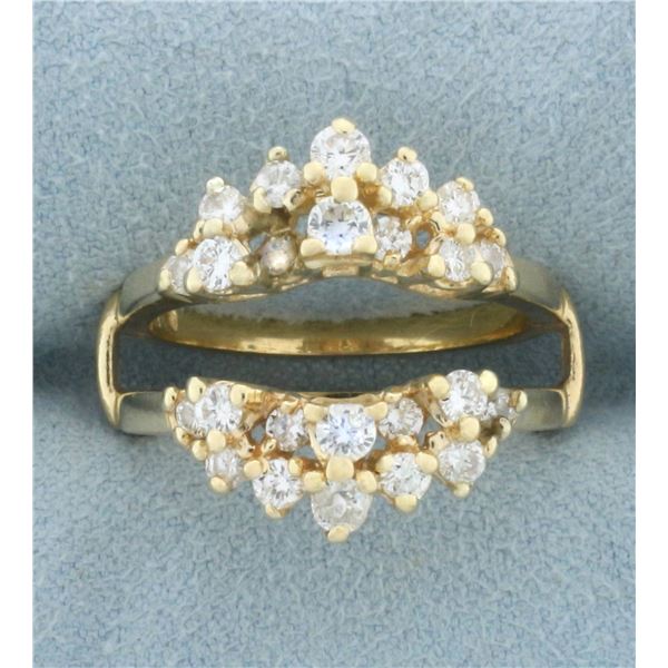Diamond Ring Jacket in 14k Yellow Gold