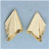 Image 2 : Stud Earring Jacket Enhancers in 14k Yellow Gold