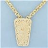 Image 2 : Vintage Hand Carved Bone Necklace With Sterling Silver Clasp